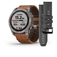 Smartwatch Garmin Fenix 7X Sapphire Solar Titanium Chestnut 010-