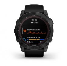 fēnix® 7X – Sapphire Solar Edition Titanium Black DLC con cintur